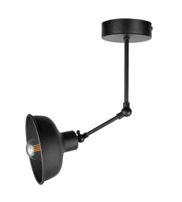 Lampa sufitowa 1xE27 HERMES BLACK