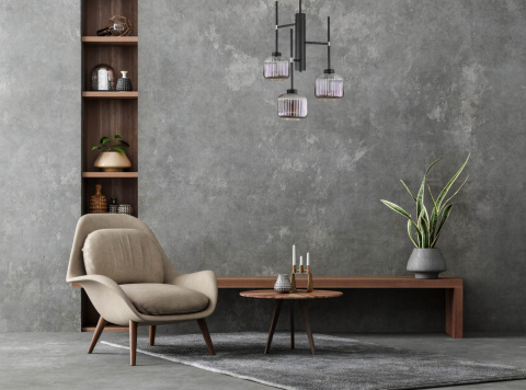 Lampa sufitowa 3xE27 ALUMA SMOKY