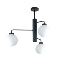 Lampa sufitowa 3xE27 FLEX BLACK/WHITE