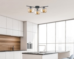 Ceiling Lamp 3xE27 FOTON AMBER