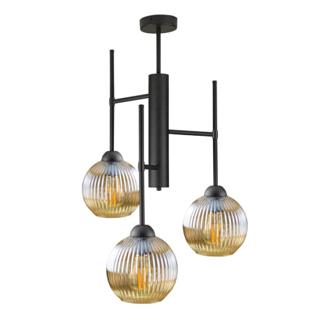 Lampa sufitowa 3xE27 KLIPER AMBER