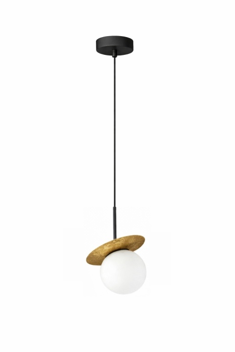 Lampa wisząca 1xE14 Aura Black/Gold