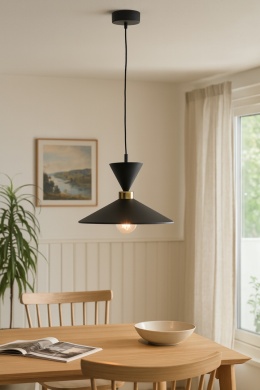 Lampa wisząca 1xE27 Amaris Black