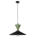 Lampa wisząca 1xE27 Amaris Khaki/Black