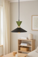 Lampa wisząca 1xE27 Amaris Khaki/Black