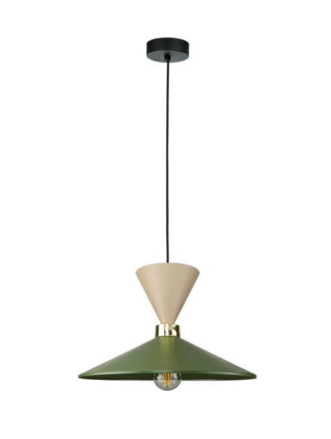 Lampa wisząca 1xE27 Amaris Latte Khaki