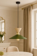 Lampa wisząca 1xE27 Amaris Latte Khaki