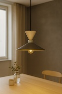 Lampa wisząca 1xE27 Amaris Latte/Brown