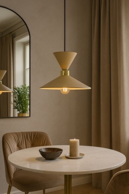 Lampa wisząca 1xE27 Amaris Latte