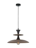Lampa wisząca 1xE27 Celesta Brown/Black