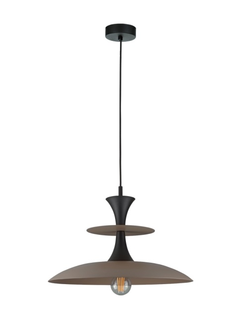 Lampa wisząca 1xE27 Celesta Brown/Black