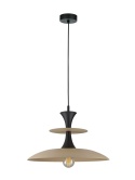 Lampa wisząca 1xE27 Celesta Latte/Black
