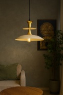 Lampa wisząca 1xE27 Celesta Latte/Gold
