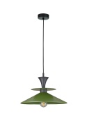 Pendant lamp 1xE27 Della Black/Khaki