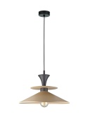Lampa wisząca 1xE27 Della Black/Latte