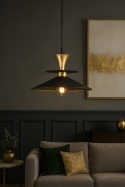 Lampa wisząca 1xE27 Della Gold/Black