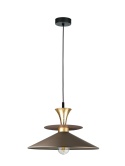 Lampa wisząca 1xE27 Della Gold/Brown