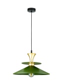 Lampa wisząca 1xE27 Della Gold/Khaki