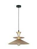Pendant lamp 1xE27 Della Gold/Latte