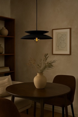 Lampa wisząca 1xE27 Ferro Black