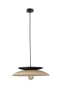Lampa wisząca 1xE27 Ferro Latte/Black