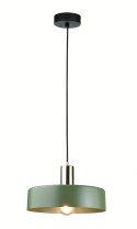 Lampa wisząca 1xE27 HAKI GOLD