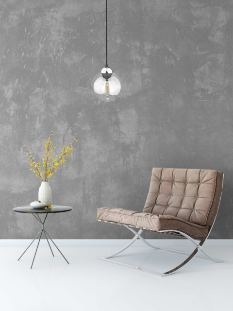 Lampa wisząca 1xE27 MIRAGE BLACK/SILVER Lampa wisząca 1xE27 MIRAGE BLACK/SILVER
