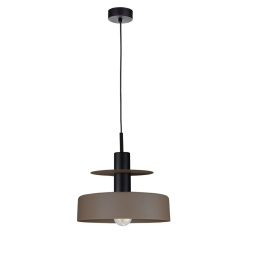 Lampa wisząca 1xE27 Solea Brown/Black
