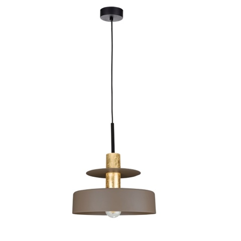 Pendant Lamp 1xE27 Solea Brown/Gold