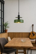 Pendant lamp 1xE27 Solea Khaki/Black