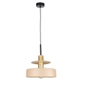 Pendant lamp 1xE27 Solea Latte/Gold