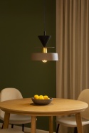 Pendant Lamp 1xE27 Valia Brown/Black
