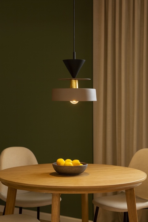 Pendant Lamp 1xE27 Valia Brown/Black