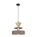 Pendant Lamp 1xE27 Valia Brown/Latte