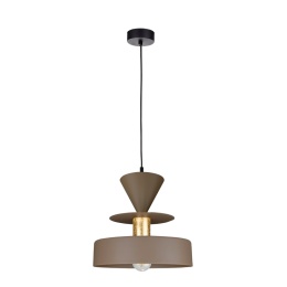Lampa wisząca 1xE27 Valia Brown