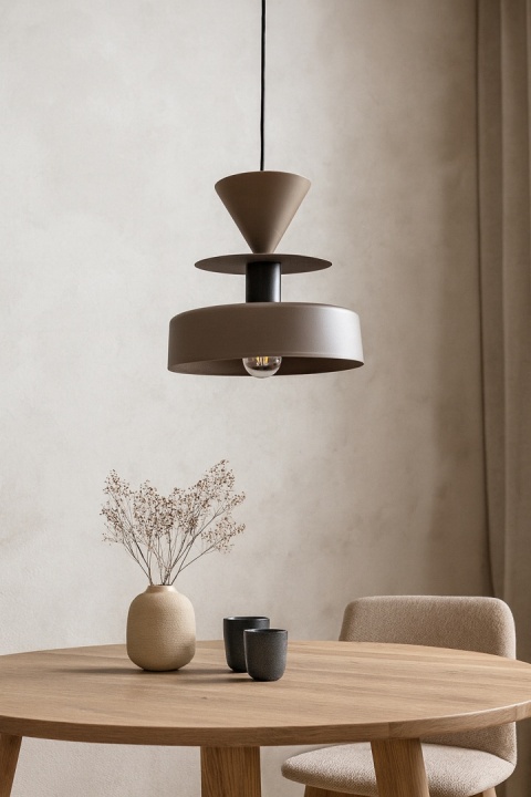 Lampa wisząca 1xE27 Valia II Brown