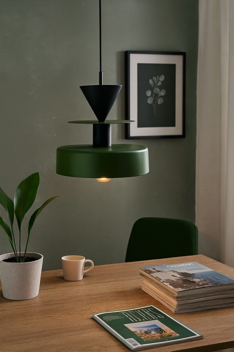 Lampa wisząca 1xE27 Valia II Khaki