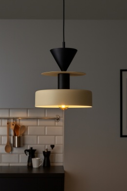 Lampa wisząca 1xE27 Valia II Latte