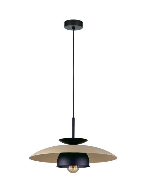 Lampa wisząca 1xE27 Zenya Latte/Black