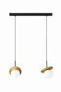 Lampa wisząca 2xE14 Aura Black/Gold