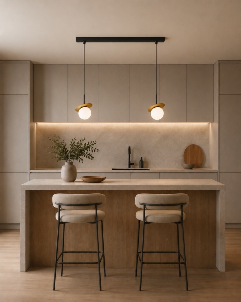 Lampa wisząca 2xE14 Aura Black/Gold