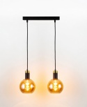 Pendant Lamp 2xE27 Auralis Black/Gold