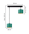 Lampa wisząca 2xE27 FLOW GREEN