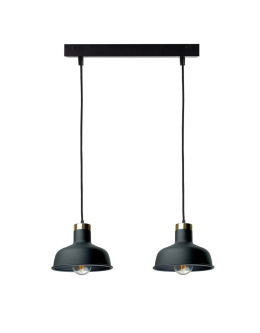 Lampa wisząca 2xE27 HEBE BLACK