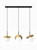 Lampa wisząca 3xE14 Aura Black/Gold