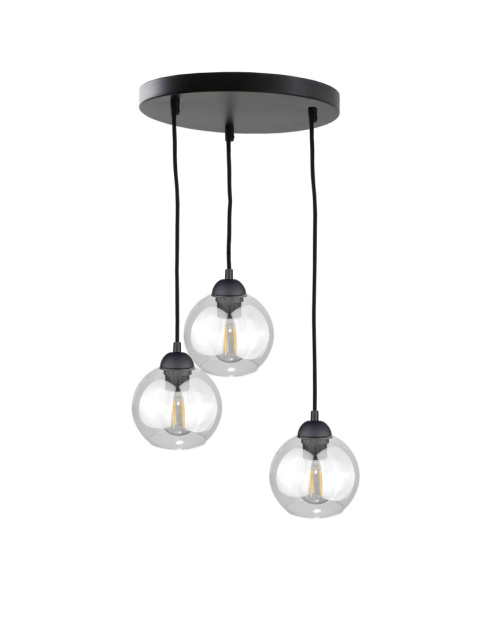 Lampa wisząca 3xE27 MIRAGE BLACK