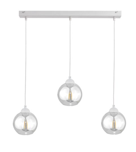 Lampa wisząca 3xE27 MIRAGE WHITE