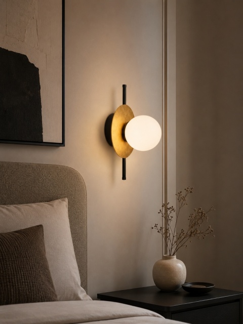 Kinkiet 1xE14 Luma Black/Gold
