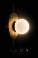 Kinkiet 1xE14 Luma Black/Gold