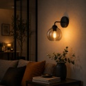 Kinkiet 1xE27 COSMO BLACK